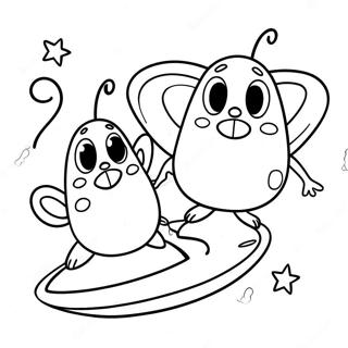 Ren En Stimpy In De Ruimte Kleurplaat 112833-48891