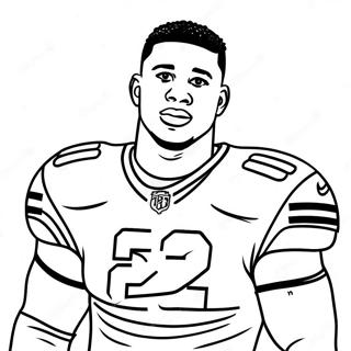 Saquon Barkley Kleurplaten