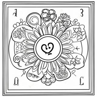 Kleurige Loteria Kaart Kleurplaat 113269-49343