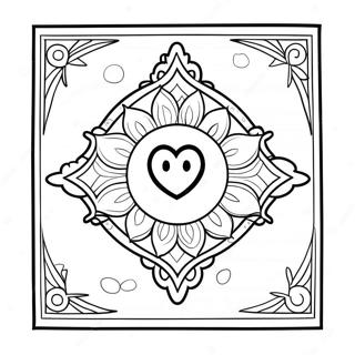 Kleurige Loteria Kaart Kleurplaat 113269-49344