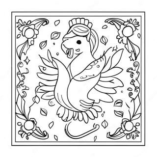 Feestelijke Loteria Personages Kleurplaat 113271 49350