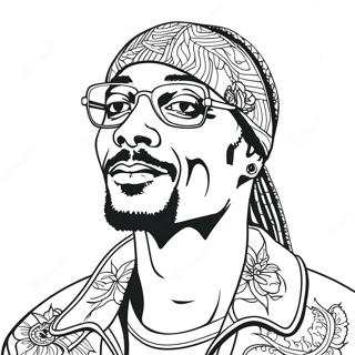 Snoop Dogg Kleurplaat 113525-49539