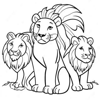 Daniel En De Woeste Leeuwen Kleurplaat 113579-49596