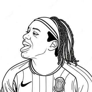 Ronaldinho Kleurplaten