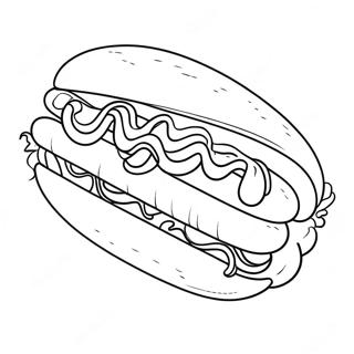 Hotdog Kleurplaat 114015-49918