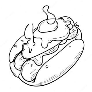 Hotdog Kleurplaat 114015-49919