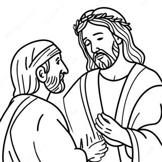 Kleurplaat Van Jezus Die De Blinde Man Geneest 114220-50083