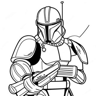 Epische Arc Trooper Gevecht Kleurplaat 114528 50324