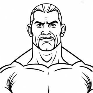 Spannende Wwe Worstelaar Kleurplaat 114606-50381