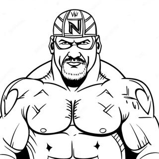 Spannende Wwe Worstelaar Kleurplaat 114606-50382