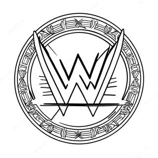 Dynamisch Wwe Logo Kleurplaat 114607-50385