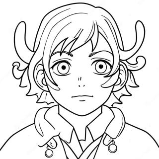 Yuno Met Magie Kleurplaat 114788-50527