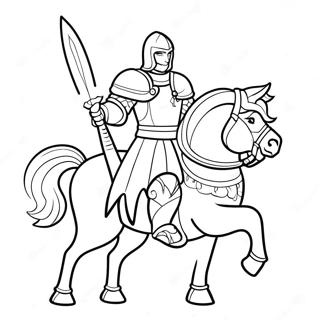Magische Ridders Kleurplaat 114790-50534