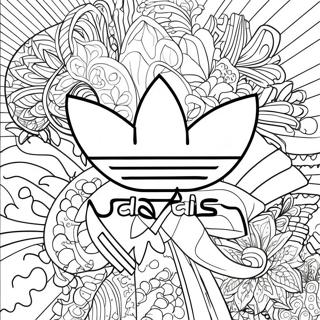 Adidas Logo Kleurplaat 115044-50718