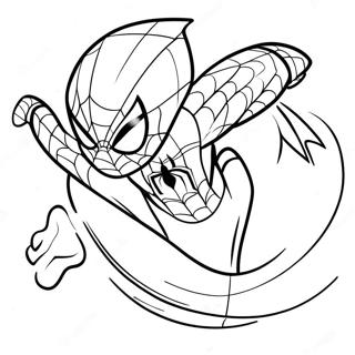 Spiderman Sonic Kleurplaten