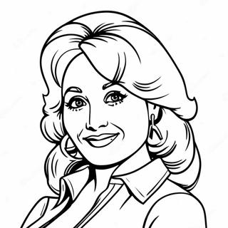 Dolly Parton Kleurplaten