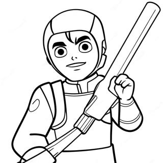 Ezra Bridger In Actie Kleurplaat 115689 51221