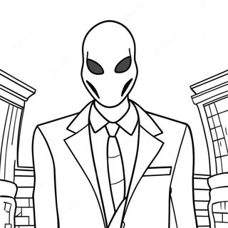 Slenderman Kleurplaat 115766-51280