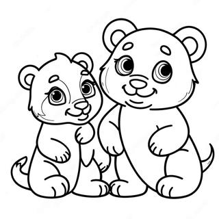 Schattige Baby Welpen Kleurplaat 115794-51306