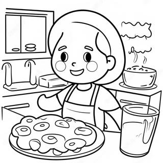 Nana Die Koekjes Bakt Kleurplaat 115948 51427