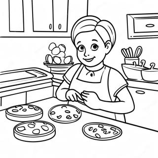 Nana Die Koekjes Bakt Kleurplaat 115948 51428