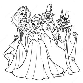 Fantastische Disney Schurken Kleurplaat 116000-51465