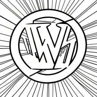 Wwe Logo Kleurplaat 116233-51646