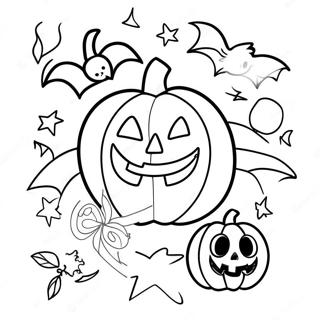 Leuke Spirit Halloween Logo Kleurplaat 116261-51674