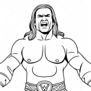 Legendarische Wwe Superstar Kleurplaat 116337 51727