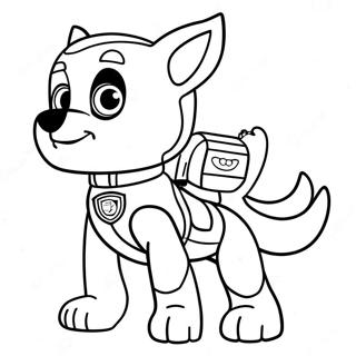 Rocky Paw Patrol Kleurplaten