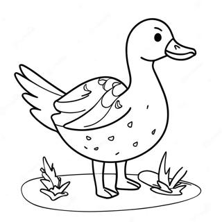 Kleurplaat Van De Gouden Gans 116595-52098