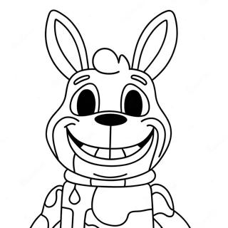 Cartoon Kleurplaat Van Nightmare Bonnie 116619 52113