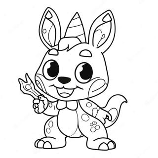 Chibi Kleurplaat Van Nightmare Bonnie 116620 52119