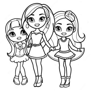 Bratz Mode Show Kleurplaat 116904 52338