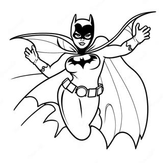 Batgirl Kleurplaten