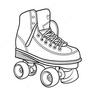 Roller Skates Kleurplaten