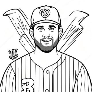 Bryce Harper Kleurplaten