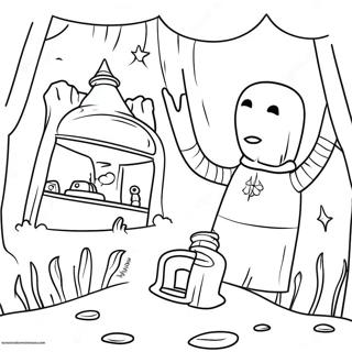 Grappige Kleine Nachtmerries Wereld Kleurplaat 117910 53106