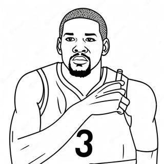 Kevin Durant Schieten Kleurplaat 118039 53203