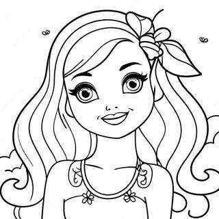 Rainbow High Bella Met Kleurrijk Haar Kleurplaat 118166-53300