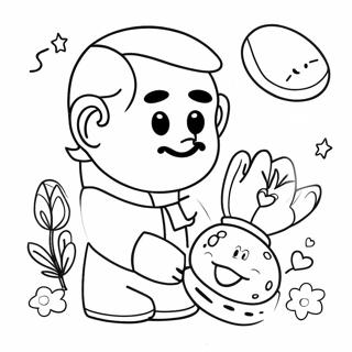 Creatief Vaderdag Cadeau Kleurplaat 118424 53613