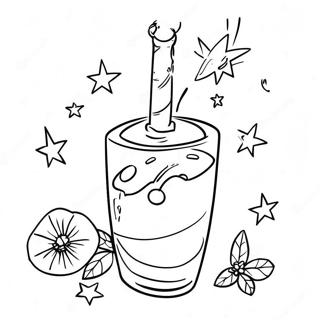 Sprankelende Magische Toverdrank Kleurplaat 118525 53692