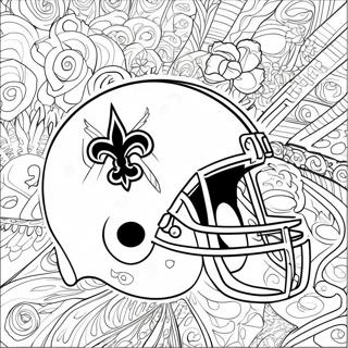 New Orleans Saints Kleurplaten