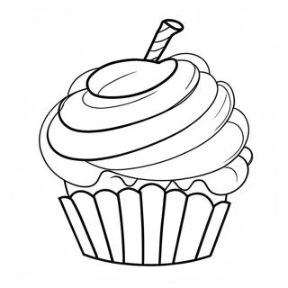 Cupcake Kleurplaten