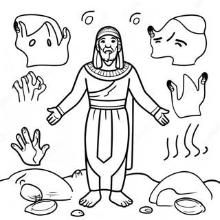 Tien Plagen Van Egypte Kleurplaat 119270 54274