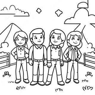 Stardew Valley Personages In Actie Kleurplaat 119502-54456