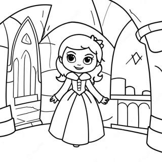 Eng Meisje Vampier In Een Kasteel Kleurplaat 119759-54654