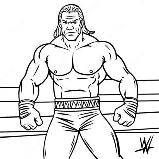 Onverschrokken Wwe Superstar Actie Kleurplaat 119967-54818