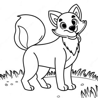 Avontuurlijke Vos En Hond Kleurplaat 120300 55078