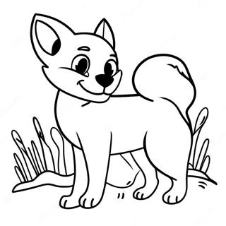 Avontuurlijke Vos En Hond Kleurplaat 120300 55080